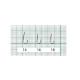  Filstar horgok monofil zsinor 50cm, F105N Match modell, nikkel (10db)