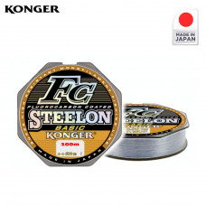 Konger Wire Monofilament Japan Steelon FC BASIC 100m világosszürke 0,12mm