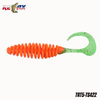 TURBO TWISTER 11cm STANDARD - blister *(4) Narancs-Foszforeszkáló zöld