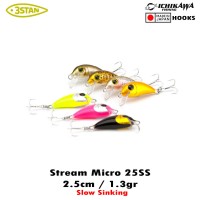 3Stan Stream Micro 25SS 2.5cm 1.3gr Slow Sinking