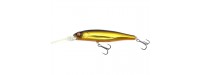 Damiki ABYSS-90 Wobbler 9cm-13.5gr Black Gold Holo lebegő