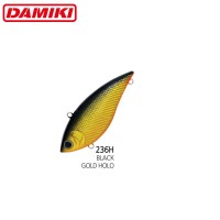 Damiki BEETLE-70 Wobbler 7cm-13gr Black Gold Holo sűlyedő 