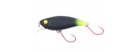 Damiki MU-45SS Wobbler 4.5cm-4.6gr Green Tail Black slow sinking