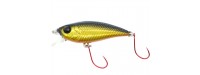 Damiki MU-45SS Wobbler 4.5cm-4.6gr Black Gold Holo slow sinking