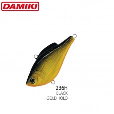 Damiki NAPJARU-60S Wobbler 6cm-10.5gr Black Gold Holo sűlyedő