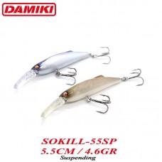 Damiki SOKILL-55 Wobbler 5.5cm-4.6gr lebegő