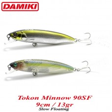 Damiki TOKON MINNOW-90SF Wobbler 9cm-13gr Slow Floating