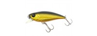 Damiki MU-45SP Wobbler 4.5cm-4.3gr Black Gold Holo lebegő