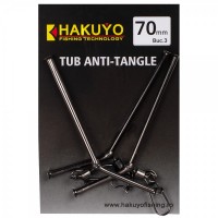 Hakuyo Gubancgátló Cső 70mm 3db/cs Fekete