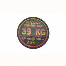 Hakuyo MAXXX CAMOUFLAGE Fonott 4X Zsinór 1000m 