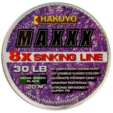 Hakuyo MAXXX 8 Fonott 8X Zsinór 20m