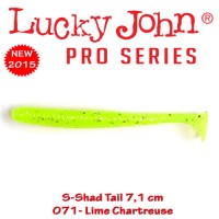 Lucky John S-Shad Tail Gumihal 3.8" 9.6cm-071