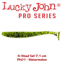 Lucky John S-Shad Tail Gumihal 3.8" 9.6cm-PA01