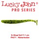 Lucky John S-Shad Tail Gumihal 2.8" 7.1cm