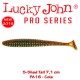 Lucky John S-Shad Tail Gumihal 2.8" 7.1cm