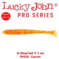 Lucky John S-Shad Tail Gumihal 2.8" 7.1cm-PA29