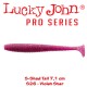 Lucky John S-Shad Tail Gumihal 3.8" 9.6cm