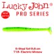 Lucky John S-Shad Tail Gumihal 3.8" 9.6cm