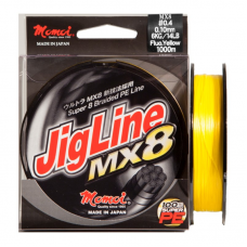 Momoi Jigline MX8 125m - 0.10mm - Sárga