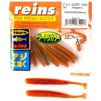 Reins Aji Adder Twister Shad 5cm 2 inch Red Frogakagaeru 12db