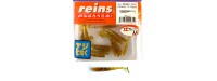 Reins Aji Ringer Twister Shad 3.8cm 1.5 inch Motor Oil Pepper 15db         