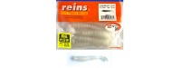 Reins Bubbling Twister Shad 7.6cm 3 inch Clear Pearl Silver 8db