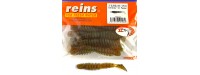 Reins Bubbling Twister Shad 7.6cm 3 inch Motor Oil Pepper 8db