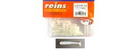 Reins Rockvibe Twister Shad 3cm 1.2 inch Pearl White Holo Glow 24db