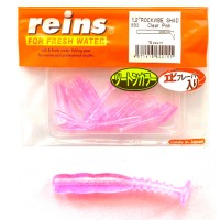 Reins Rockvibe Twister Shad 3cm 1.2 inch Clear Pink 18db