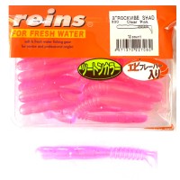 Reins Rockvibe Twister Shad 5cm 2 inch Clear Pink 16db               