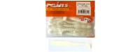 Reins Rockvibe Twister Shad 7.6cm 3 inch Mat White                   