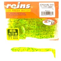 Reins Rockvibe Twister Shad 7.6cm 3 inch Chart Pepper 15db