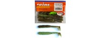 Reins Rockvibe Twister Shad 7.6cm 3 inch Green Pumpkin Chart Melon 12db