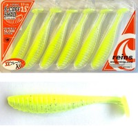 Reins S Cape Twister Shad 8.9cm 3.5 inch Chart Silver 6db