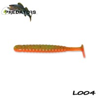 4Predators Worm Shad 8cm L004 - (6db/cs)