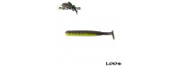 4Predators Worm Shad 8cm L006 - (6db/cs)