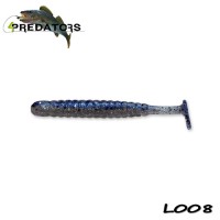 4Predators Worm Shad 8cm L008 - (6db/cs)