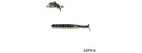 4Predators Worm Shad 8cm L011 - (6db/cs)