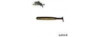 4Predators Worm Shad 8cm L014 - (6db/cs)