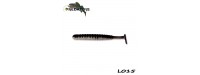 4Predators Worm Shad 8cm L015 - (6db/cs)