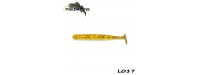 4Predators Worm Shad 8cm L017 - (6db/cs)