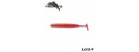 4Predators Worm Shad 8cm L029 - (6db/cs)