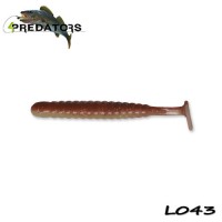 4Predators Worm Shad 8cm L043 - (6db/cs)