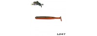 4Predators Worm Shad 8cm L047 - (6db/cs)