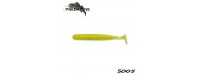 4Predators Worm Shad 8cm S005 - (6db/cs)