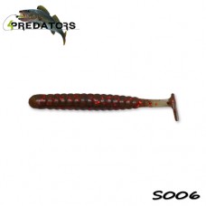 4Predators Worm Shad 8cm S006 - (6db/cs)