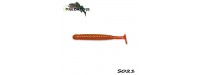 4Predators Worm Shad 8cm S021 - (6db/cs)