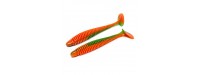 Noike Wobble Shad Ninja 10.2cm Orange Green 