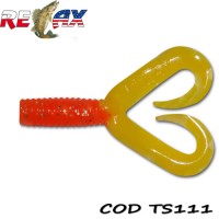 Relax Twister 4.5cm Double Tail S111-(25db/cs)