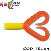 Relax Twister 4.5cm Double Tail S164-(25db/cs)